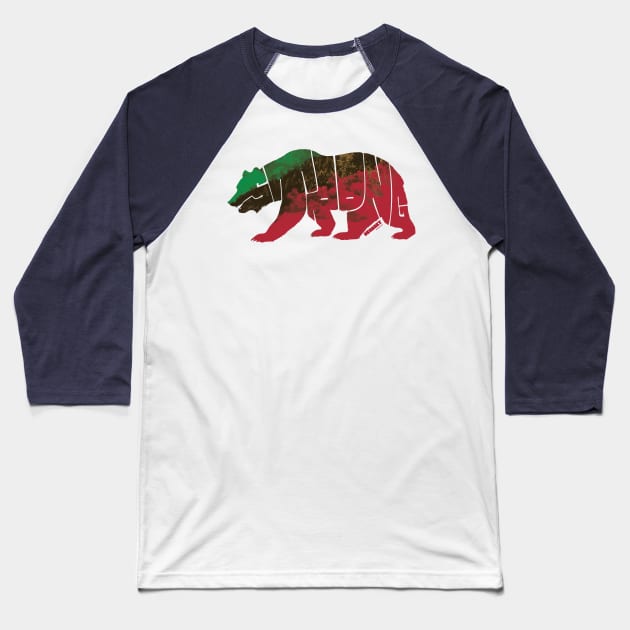 California Strong Baseball T-Shirt by Decabet